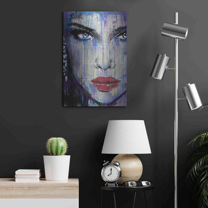 Luxe Metal Art 'In So Much' by Loui Jover, Metal Wall Art,16x24