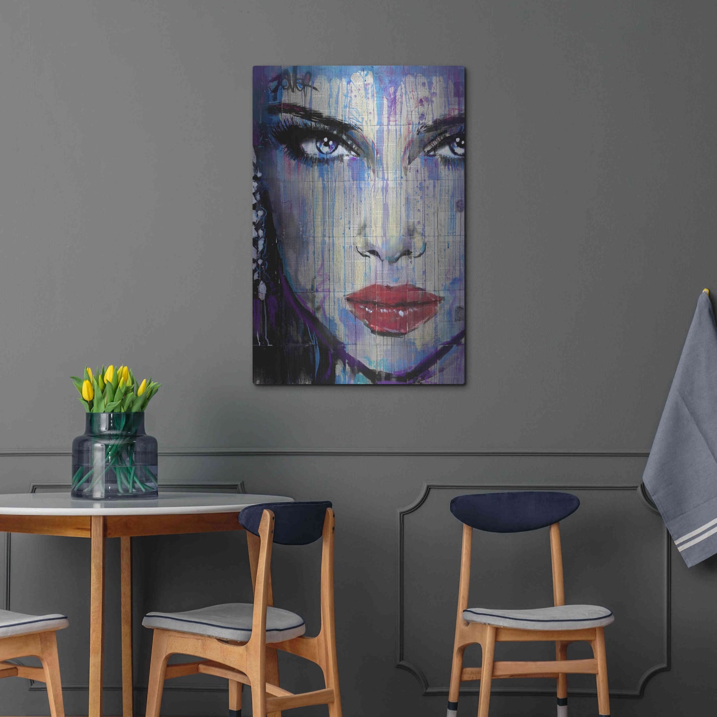 Luxe Metal Art 'In So Much' by Loui Jover, Metal Wall Art,24x36