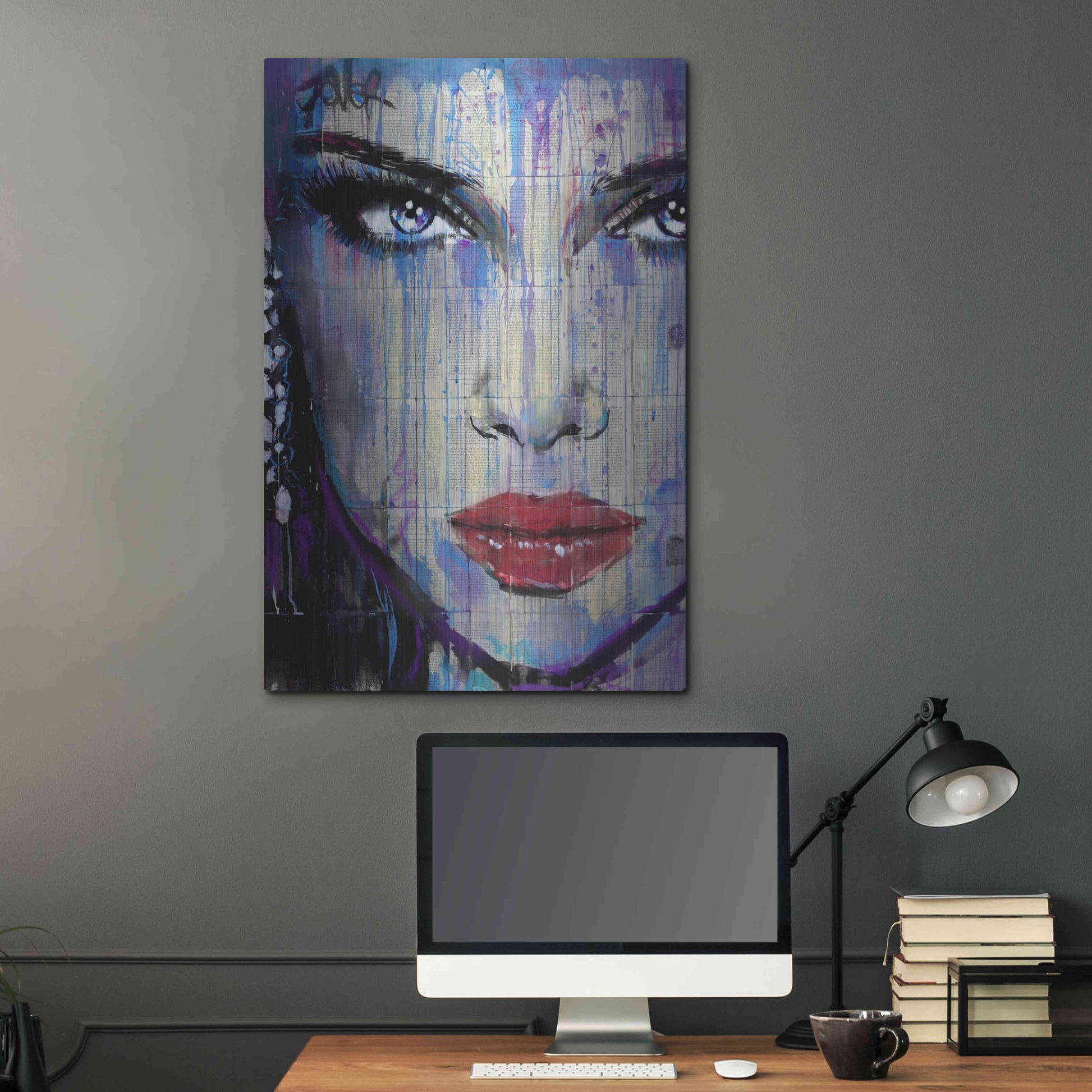 Luxe Metal Art 'In So Much' by Loui Jover, Metal Wall Art,24x36