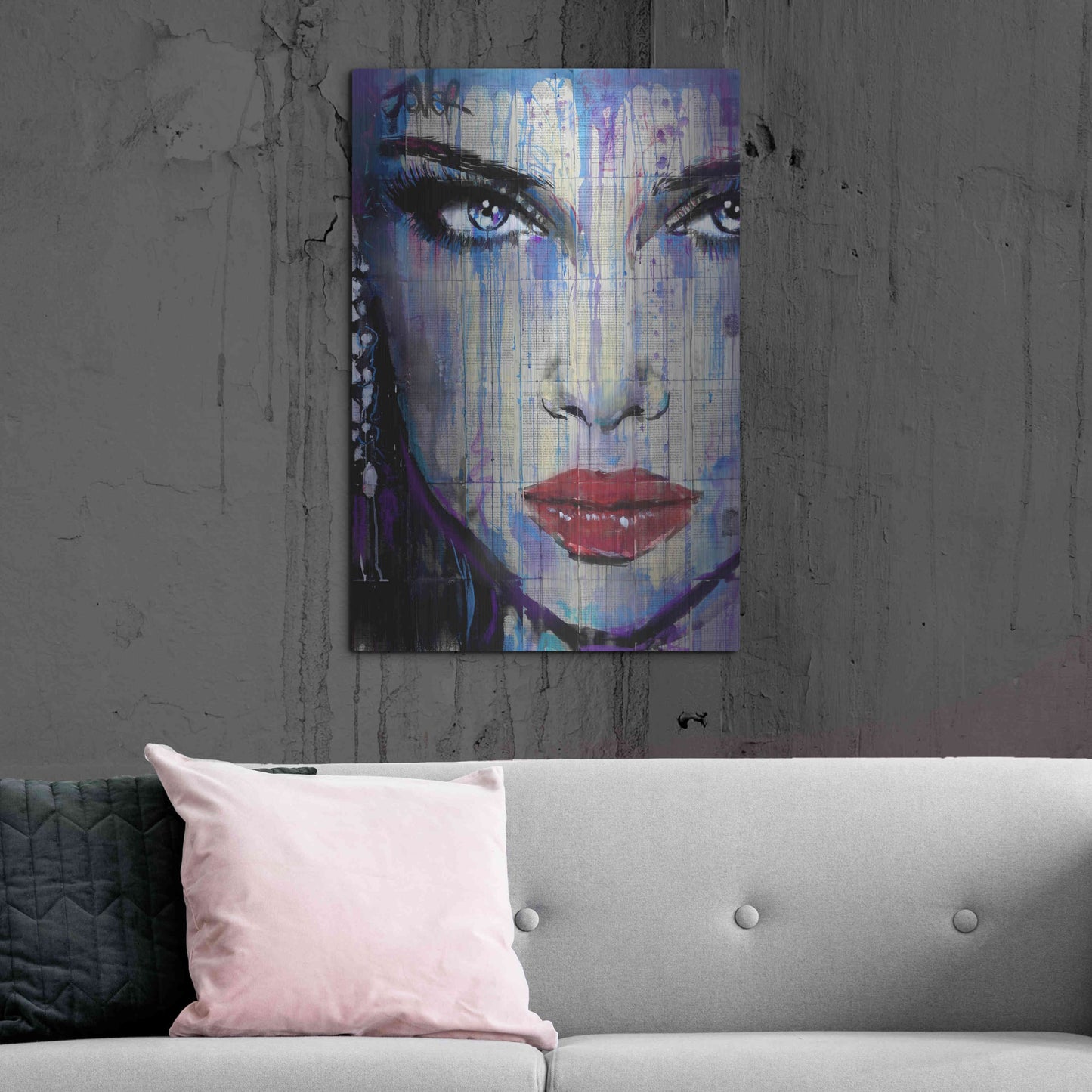 Luxe Metal Art 'In So Much' by Loui Jover, Metal Wall Art,24x36