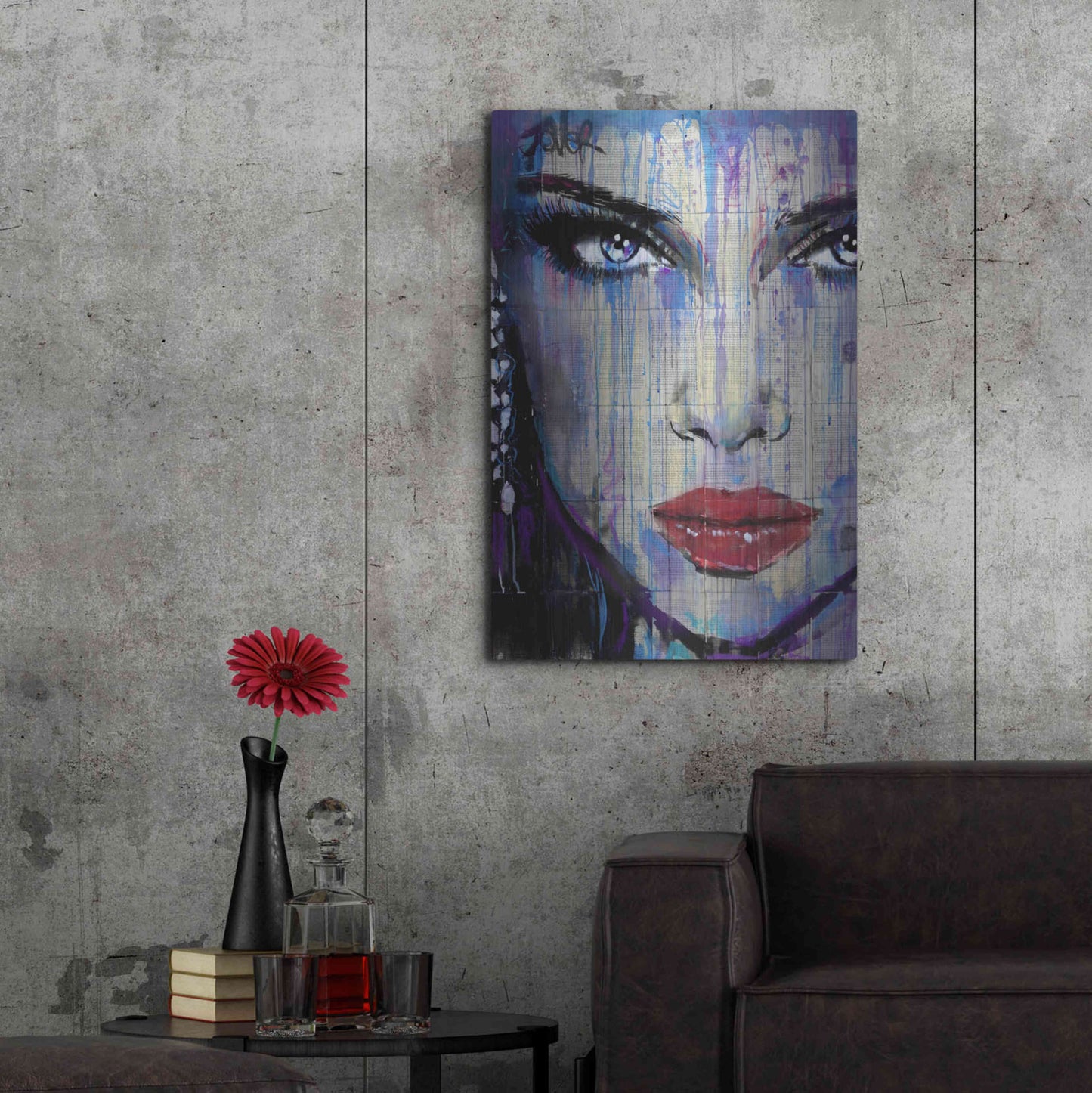Luxe Metal Art 'In So Much' by Loui Jover, Metal Wall Art,24x36