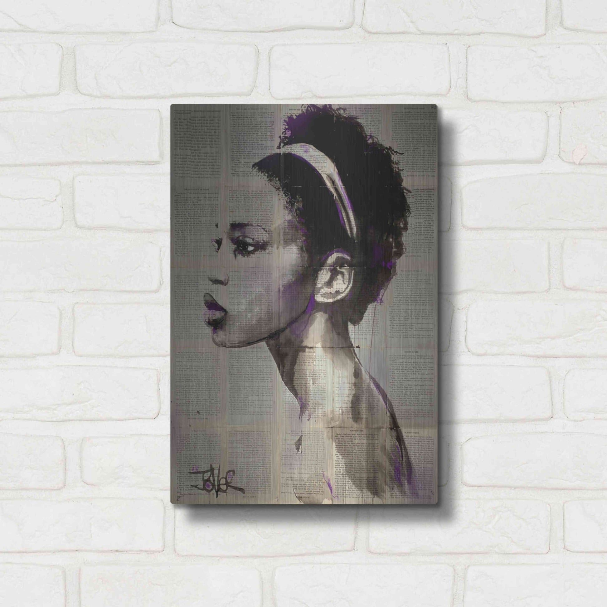 Luxe Metal Art 'Legends' by Loui Jover, Metal Wall Art,12x16