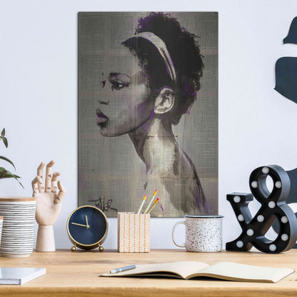 Luxe Metal Art 'Legends' by Loui Jover, Metal Wall Art,12x16