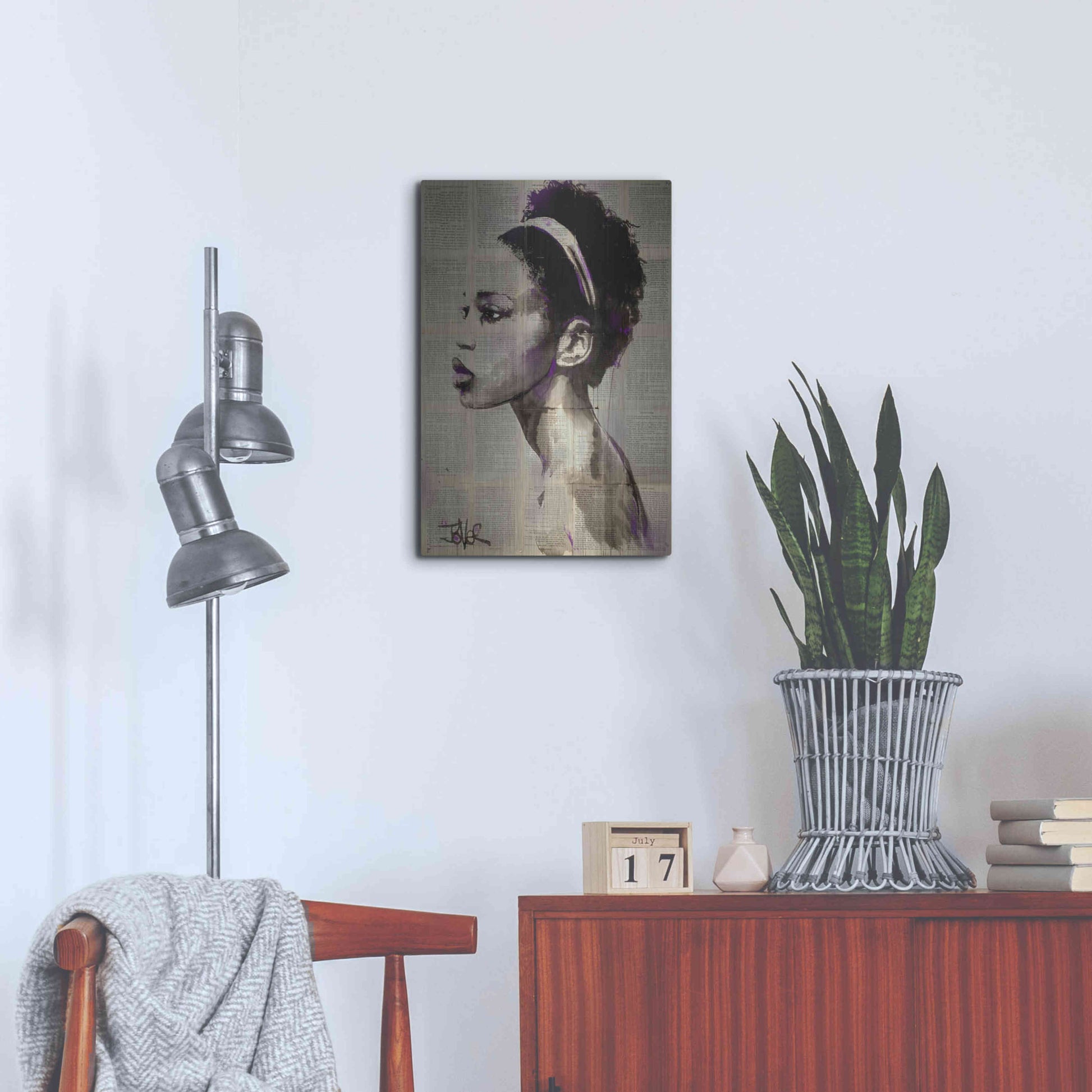 Luxe Metal Art 'Legends' by Loui Jover, Metal Wall Art,16x24