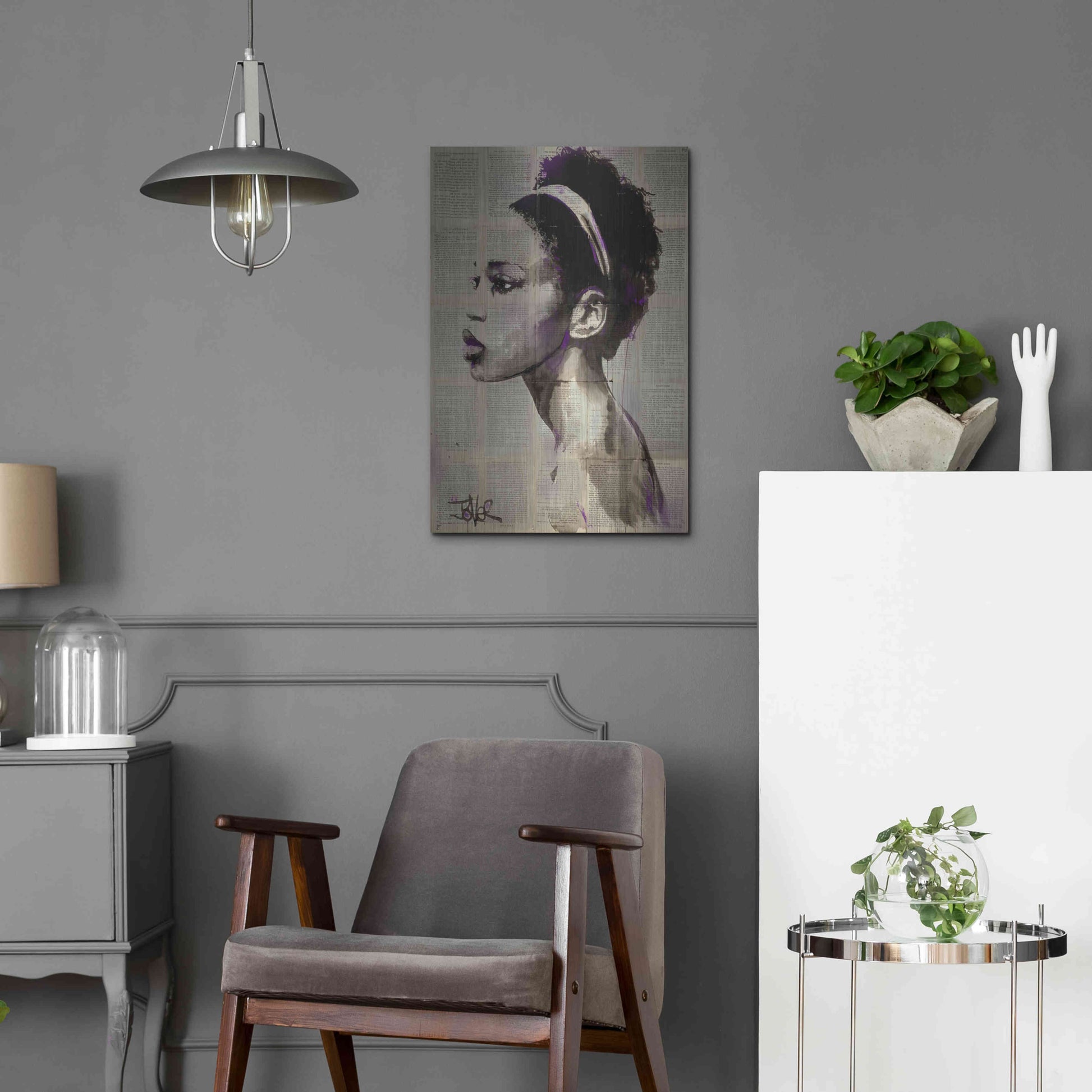 Luxe Metal Art 'Legends' by Loui Jover, Metal Wall Art,16x24