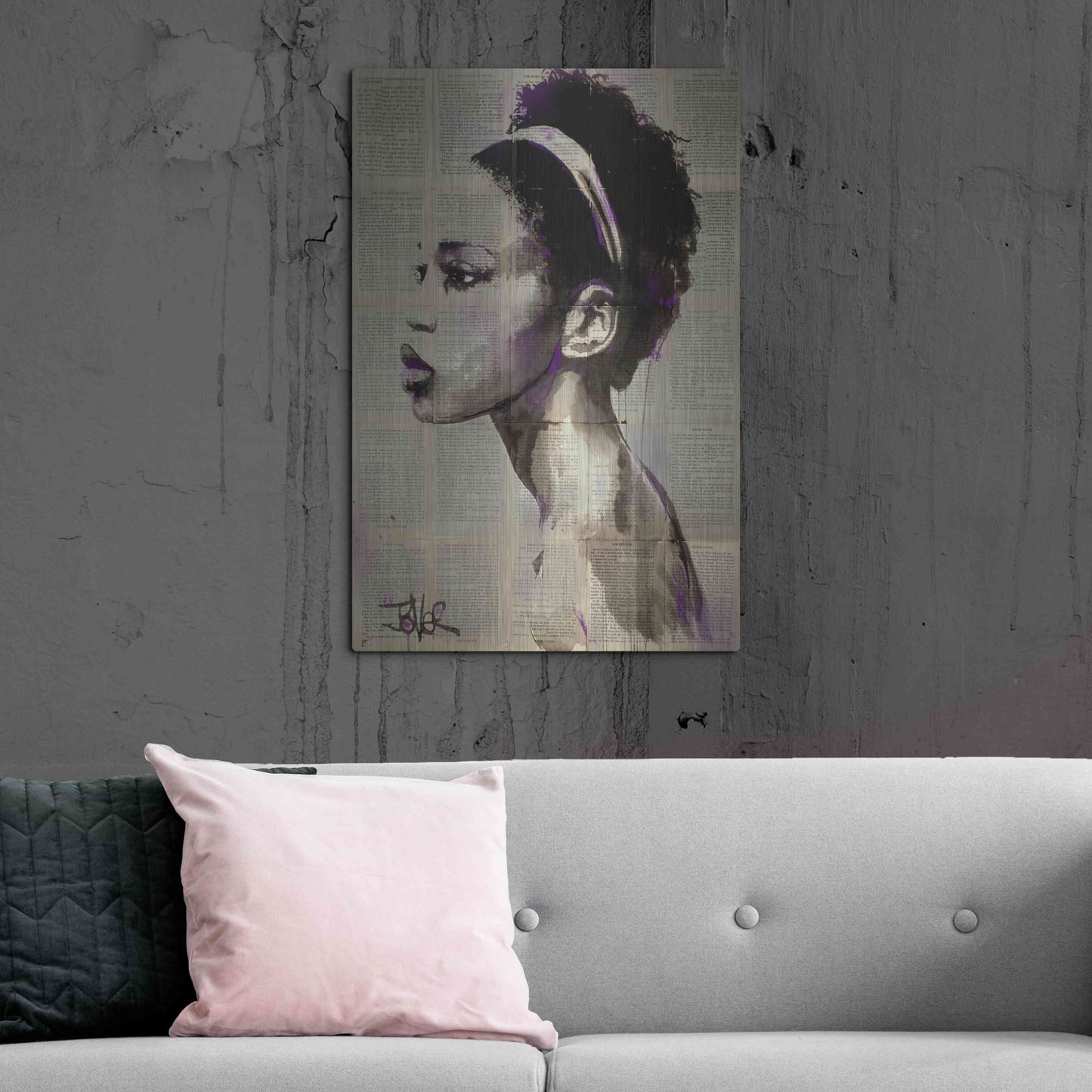 Luxe Metal Art 'Legends' by Loui Jover, Metal Wall Art,24x36