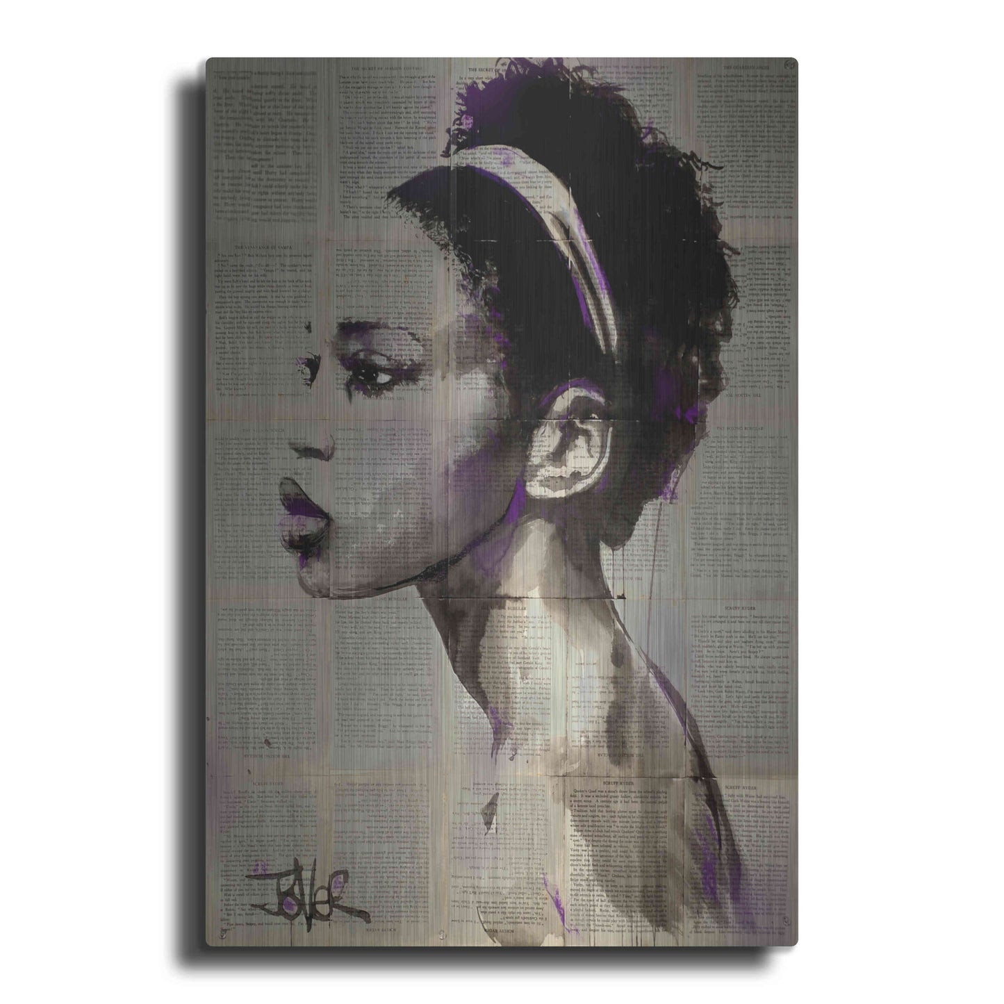 Luxe Metal Art 'Legends' by Loui Jover, Metal Wall Art