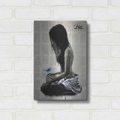 Luxe Metal Art 'Maiden Hope' by Loui Jover, Metal Wall Art,12x16