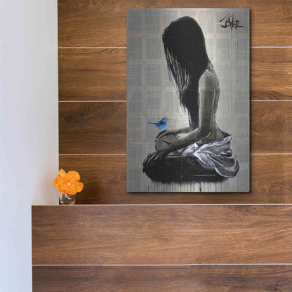 Luxe Metal Art 'Maiden Hope' by Loui Jover, Metal Wall Art,12x16