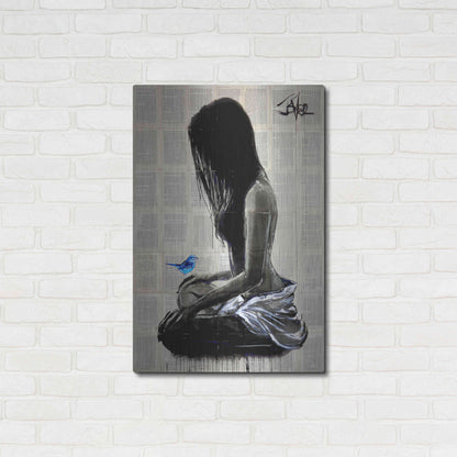 Luxe Metal Art 'Maiden Hope' by Loui Jover, Metal Wall Art,24x36