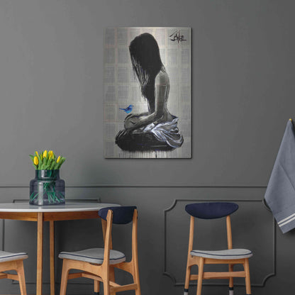 Luxe Metal Art 'Maiden Hope' by Loui Jover, Metal Wall Art,24x36