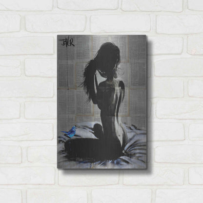 Luxe Metal Art 'New Day New Hope' by Loui Jover, Metal Wall Art,12x16