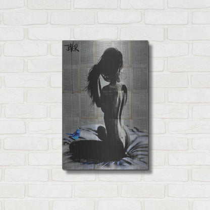 Luxe Metal Art 'New Day New Hope' by Loui Jover, Metal Wall Art,16x24