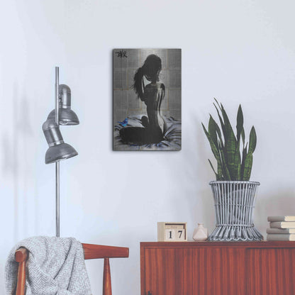 Luxe Metal Art 'New Day New Hope' by Loui Jover, Metal Wall Art,16x24