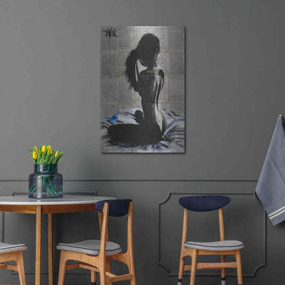 Luxe Metal Art 'New Day New Hope' by Loui Jover, Metal Wall Art,24x36