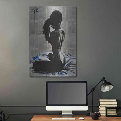 Luxe Metal Art 'New Day New Hope' by Loui Jover, Metal Wall Art,24x36