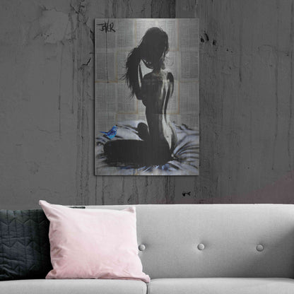 Luxe Metal Art 'New Day New Hope' by Loui Jover, Metal Wall Art,24x36