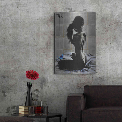Luxe Metal Art 'New Day New Hope' by Loui Jover, Metal Wall Art,24x36