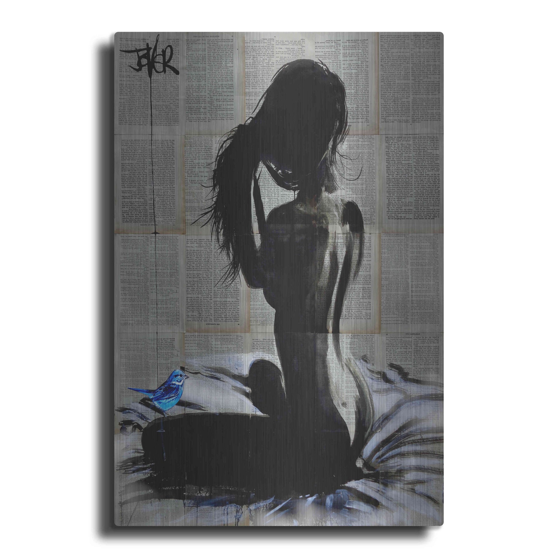 Luxe Metal Art 'New Day New Hope' by Loui Jover, Metal Wall Art