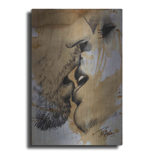 Luxe Metal Art 'Now Or Never' by Loui Jover, Metal Wall Art