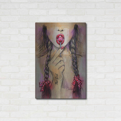 Luxe Metal Art 'Raspberry' by Loui Jover, Metal Wall Art,24x36