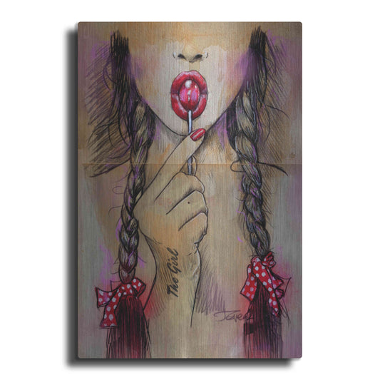 Luxe Metal Art 'Raspberry' by Loui Jover, Metal Wall Art