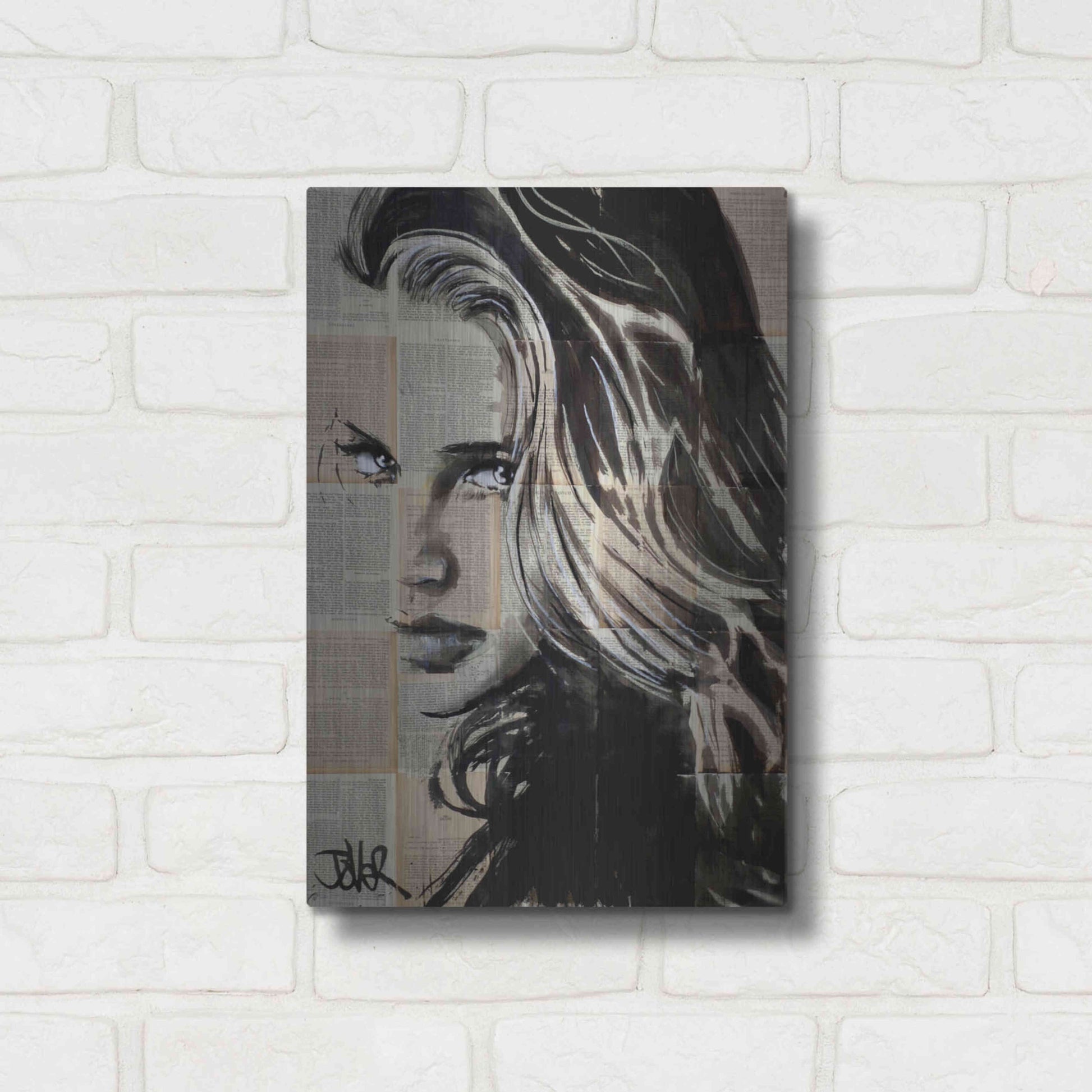 Luxe Metal Art 'Shine On' by Loui Jover, Metal Wall Art,12x16