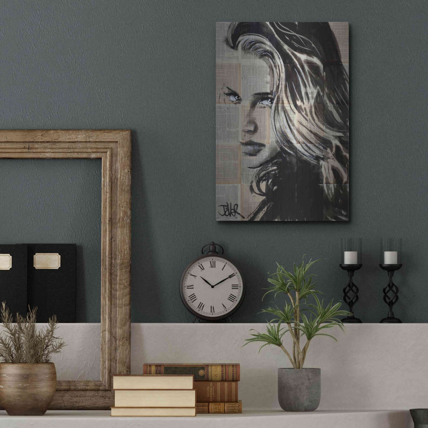 Luxe Metal Art 'Shine On' by Loui Jover, Metal Wall Art,12x16