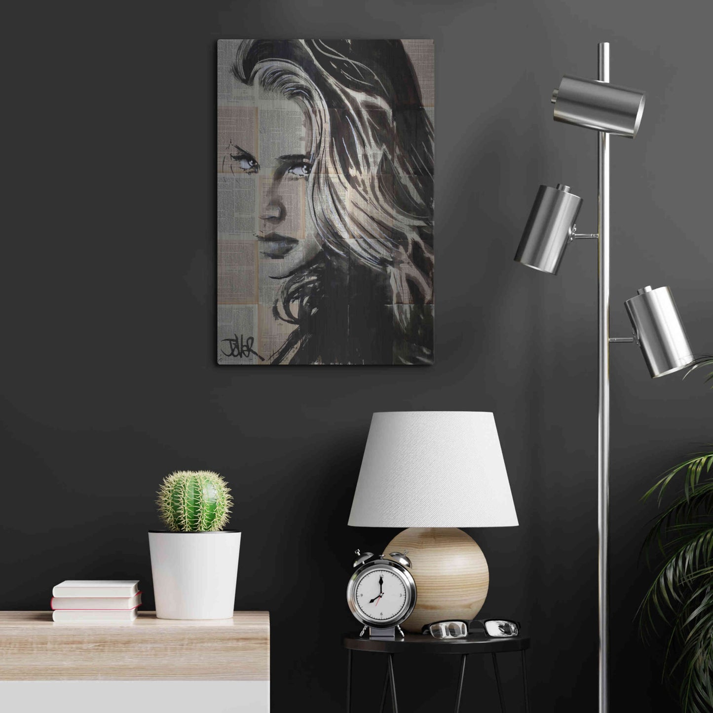 Luxe Metal Art 'Shine On' by Loui Jover, Metal Wall Art,16x24