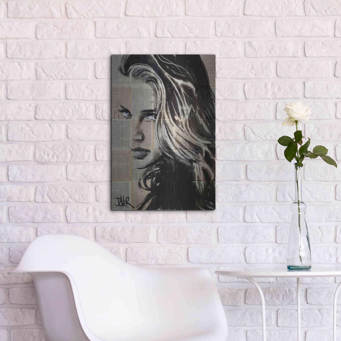 Luxe Metal Art 'Shine On' by Loui Jover, Metal Wall Art,16x24