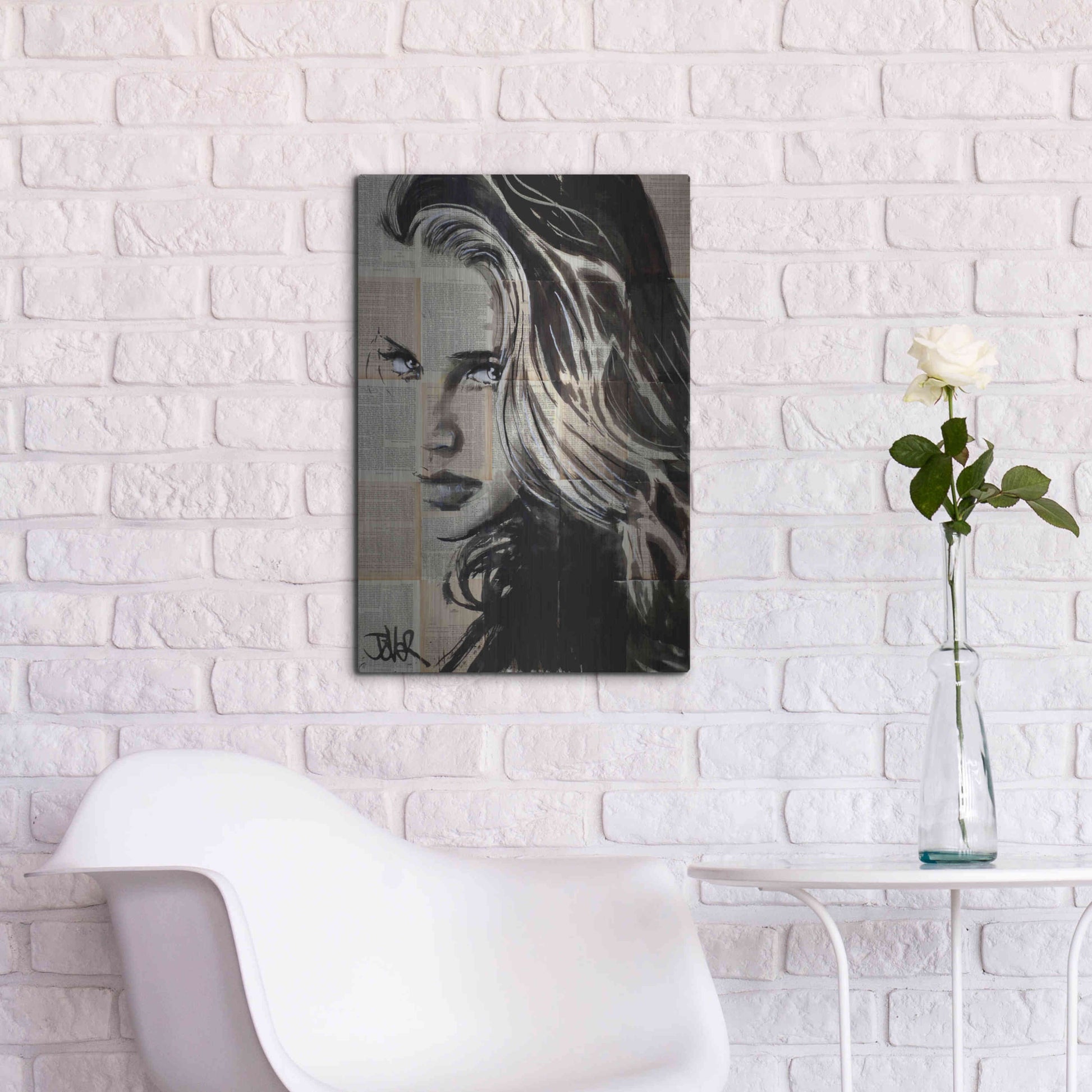Luxe Metal Art 'Shine On' by Loui Jover, Metal Wall Art,16x24