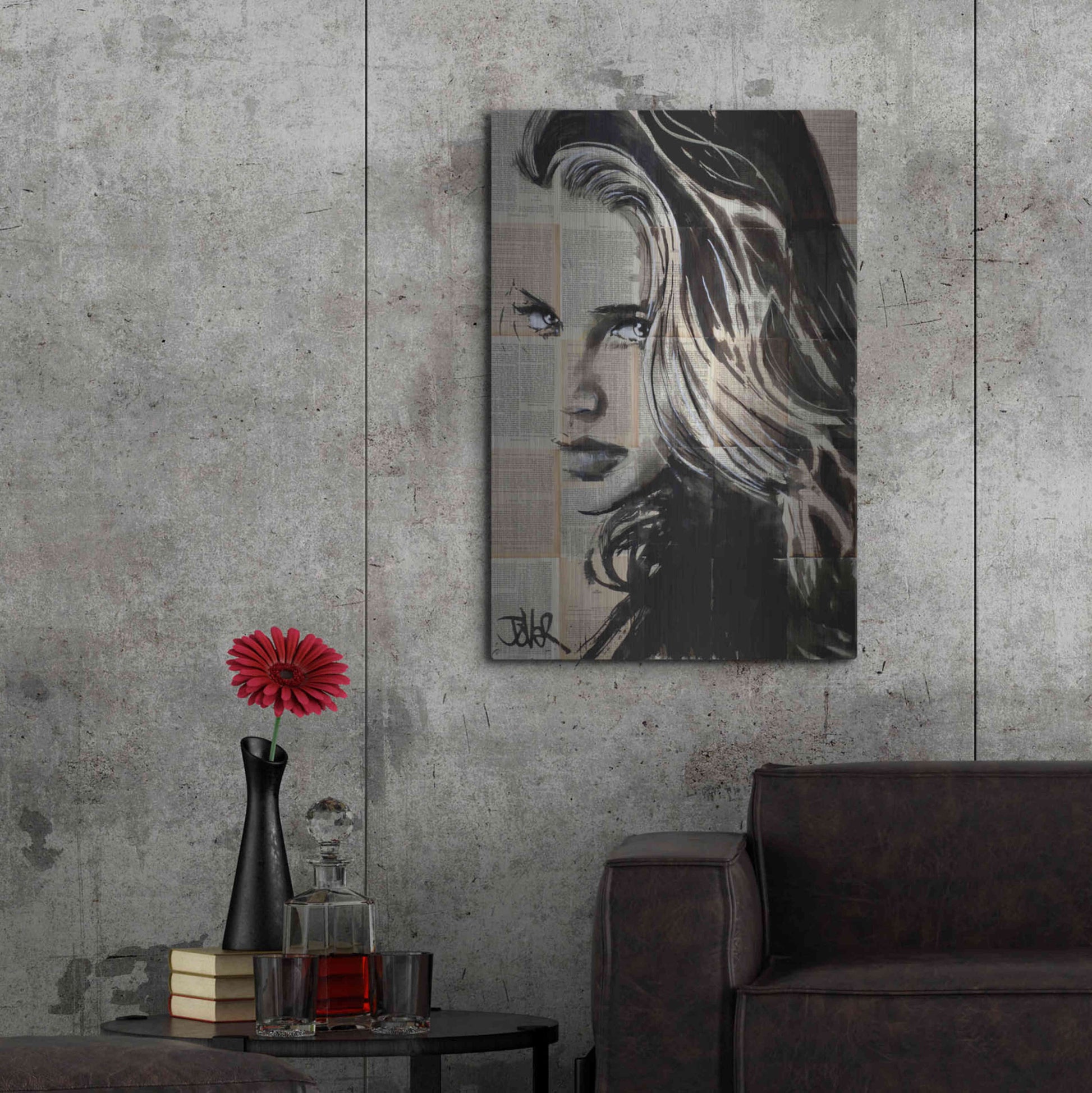 Luxe Metal Art 'Shine On' by Loui Jover, Metal Wall Art,24x36