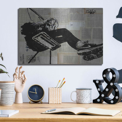 Luxe Metal Art 'Sway Away' by Loui Jover, Metal Wall Art,16x12