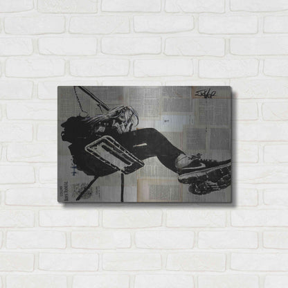 Luxe Metal Art 'Sway Away' by Loui Jover, Metal Wall Art,24x16