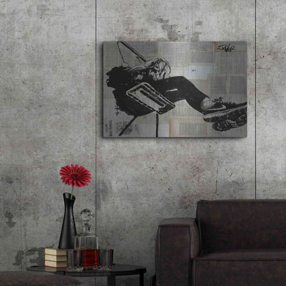Luxe Metal Art 'Sway Away' by Loui Jover, Metal Wall Art,36x24