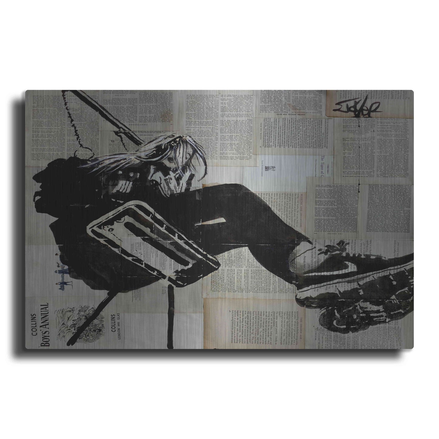 Luxe Metal Art 'Sway Away' by Loui Jover, Metal Wall Art