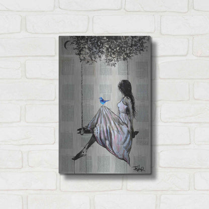 Luxe Metal Art 'The Nature Of Hope' by Loui Jover, Metal Wall Art,12x16