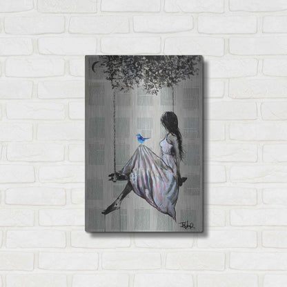 Luxe Metal Art 'The Nature Of Hope' by Loui Jover, Metal Wall Art,16x24