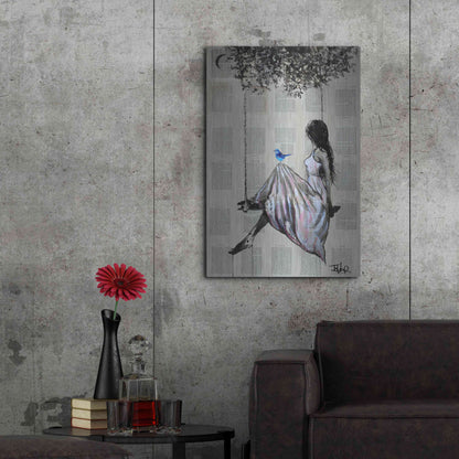 Luxe Metal Art 'The Nature Of Hope' by Loui Jover, Metal Wall Art,24x36