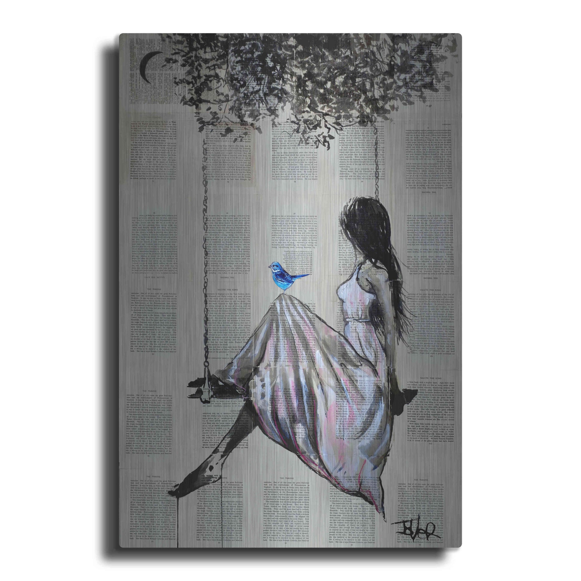 Luxe Metal Art 'The Nature Of Hope' by Loui Jover, Metal Wall Art