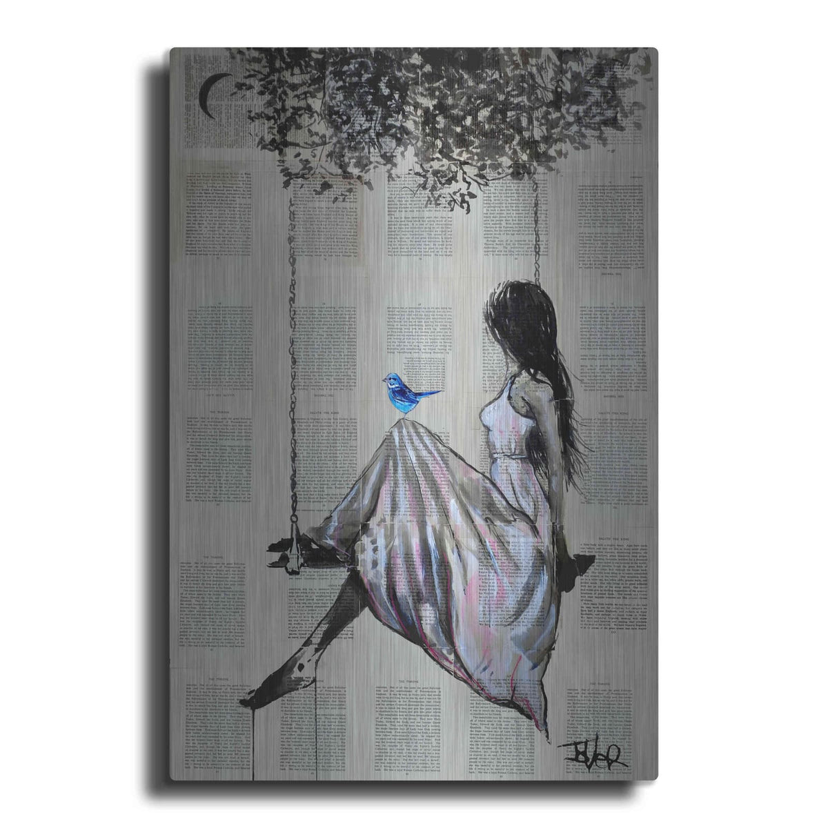 Luxe Metal Art 'The Nature Of Hope' by Loui Jover, Metal Wall Art