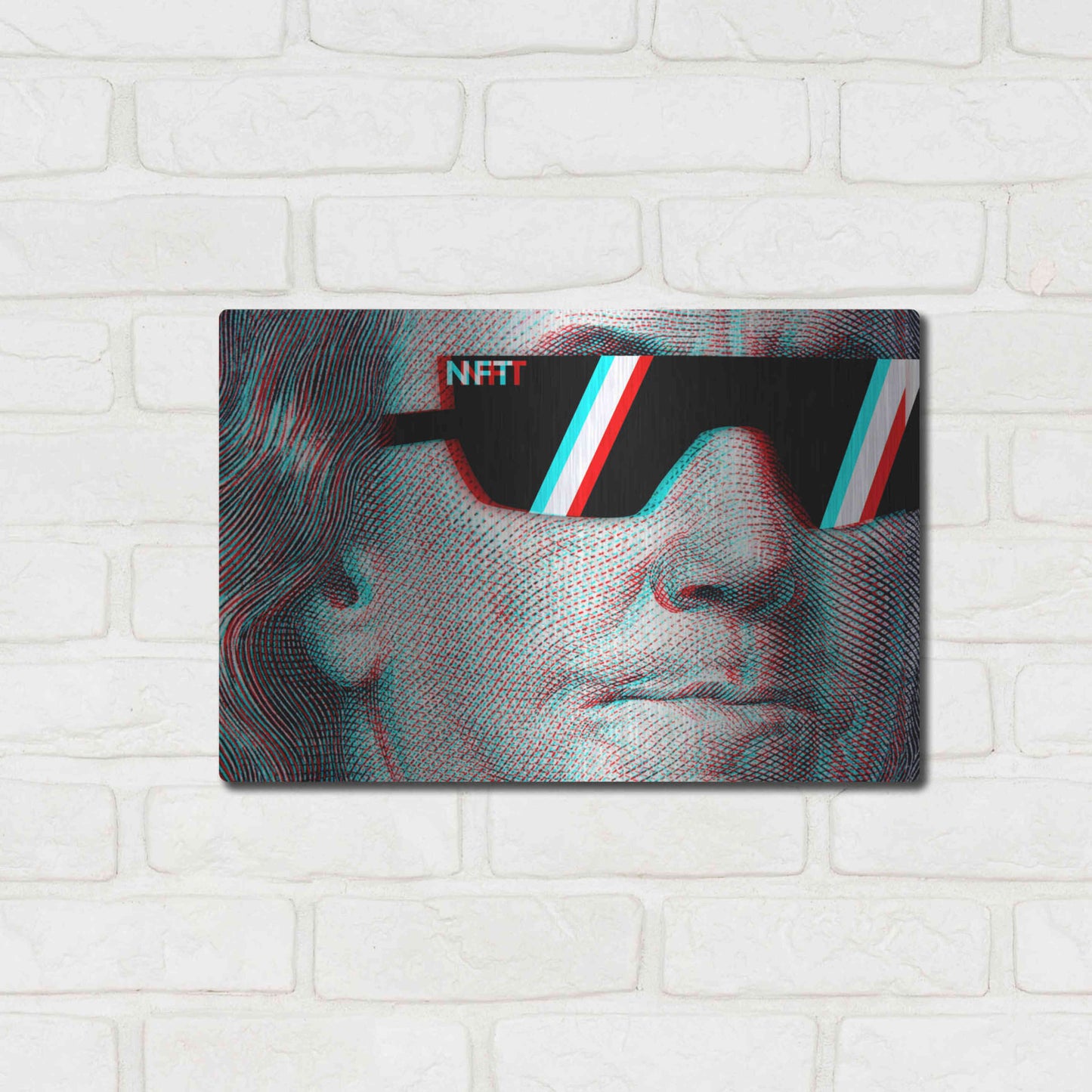 Luxe Metal Art 'NFT Degen' by Epic Portfolio, Metal Wall Art,16x12