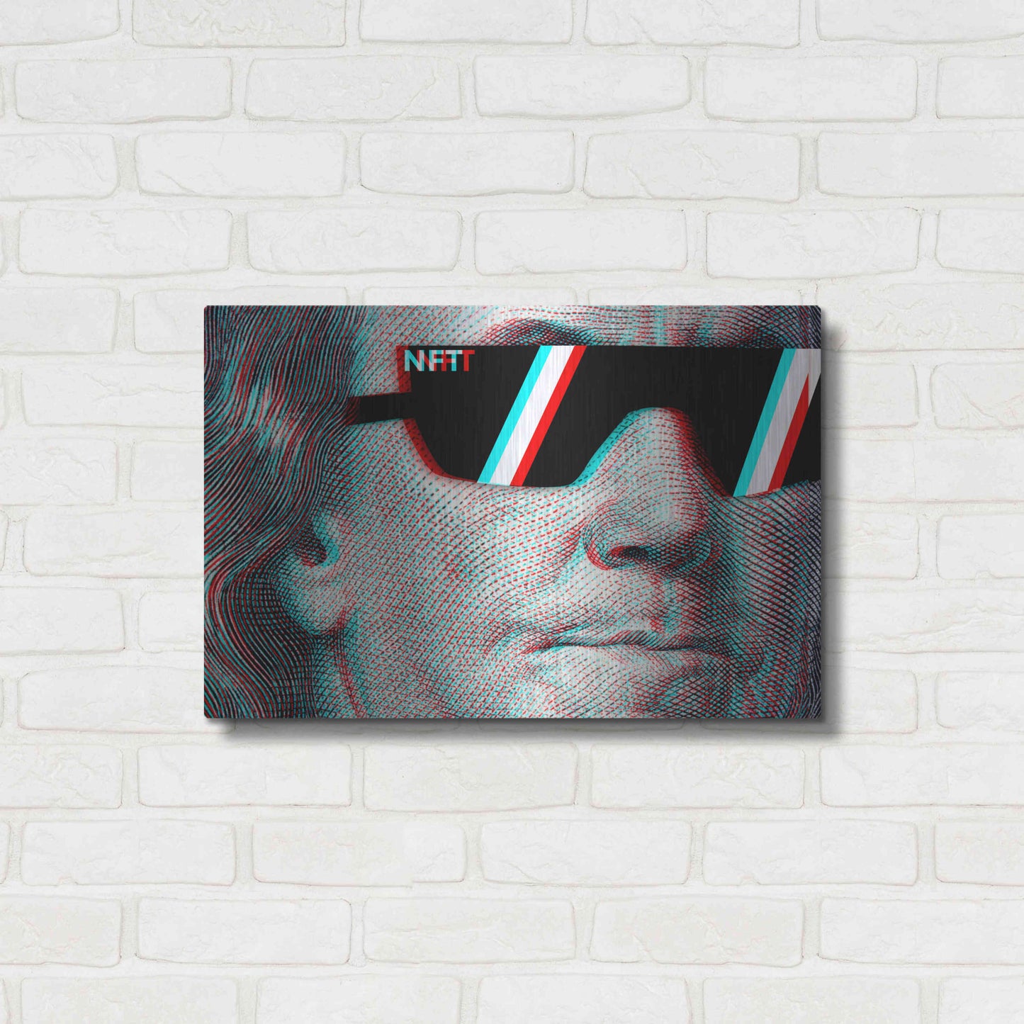 Luxe Metal Art 'NFT Degen' by Epic Portfolio, Metal Wall Art,24x16