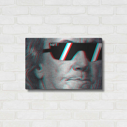 Luxe Metal Art 'NFT Degen' by Epic Portfolio, Metal Wall Art,24x16