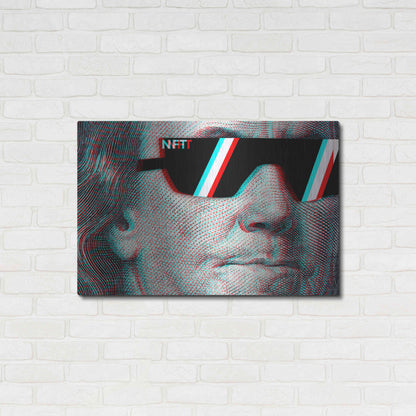 Luxe Metal Art 'NFT Degen' by Epic Portfolio, Metal Wall Art,36x24