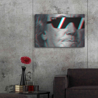 Luxe Metal Art 'NFT Degen' by Epic Portfolio, Metal Wall Art,36x24