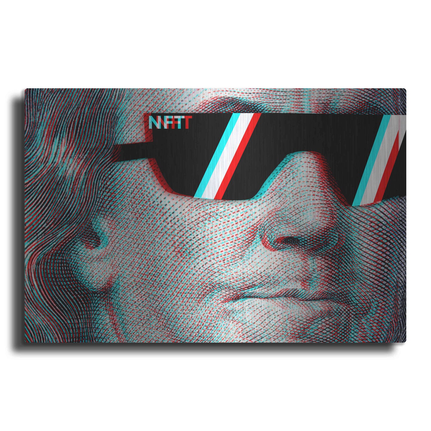 Luxe Metal Art 'NFT Degen' by Epic Portfolio, Metal Wall Art