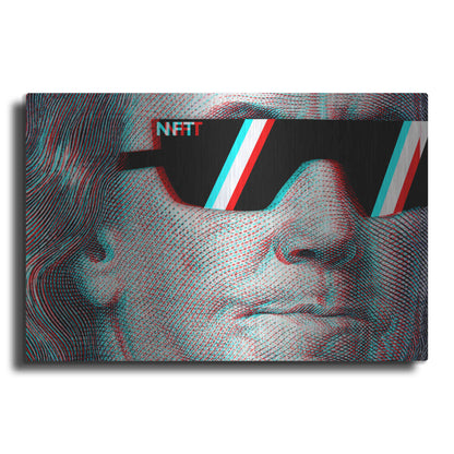 Luxe Metal Art 'NFT Degen' by Epic Portfolio, Metal Wall Art