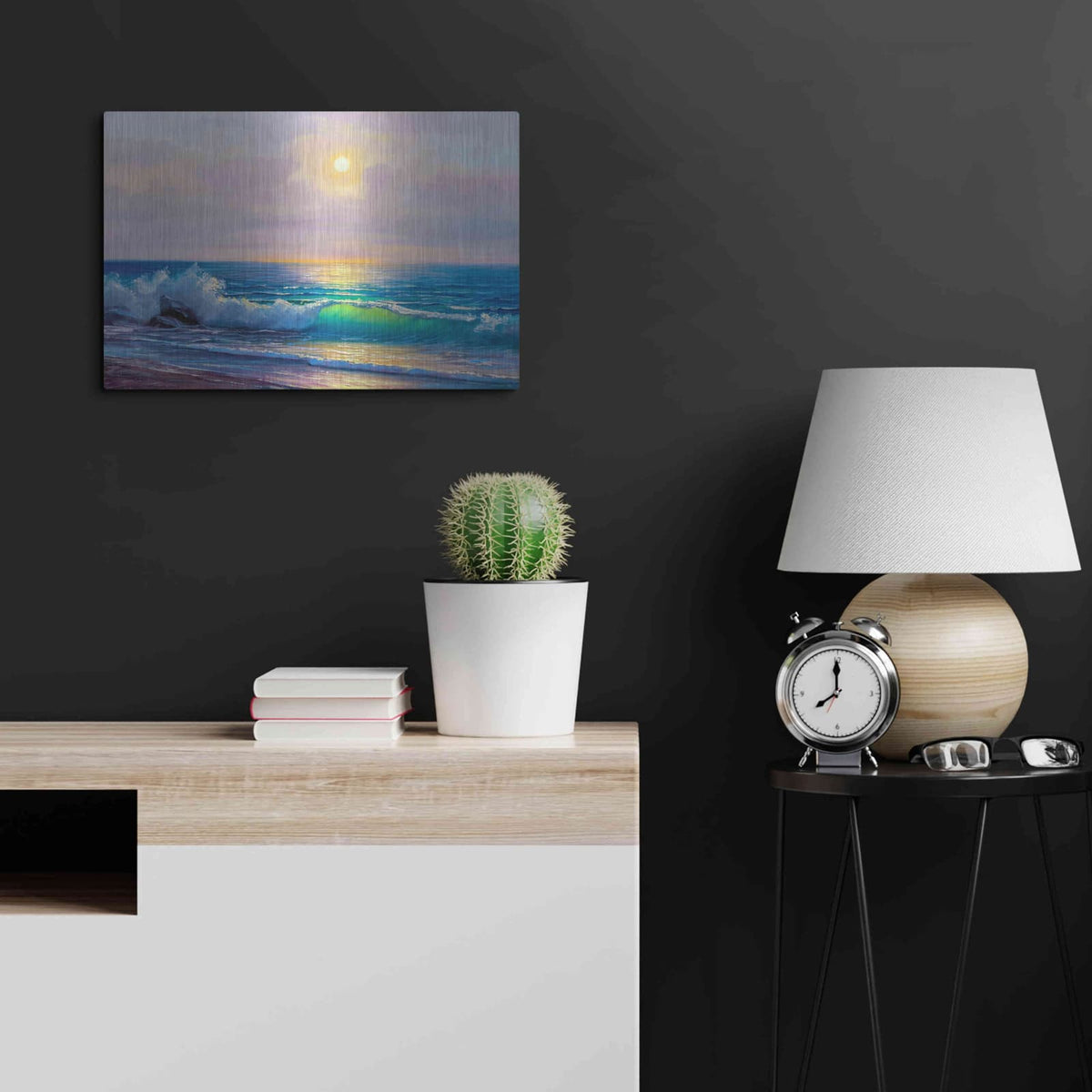 'Bali Sunset' by Luxe Metal Portfolio – Metal Wall Art, 24x16 room view