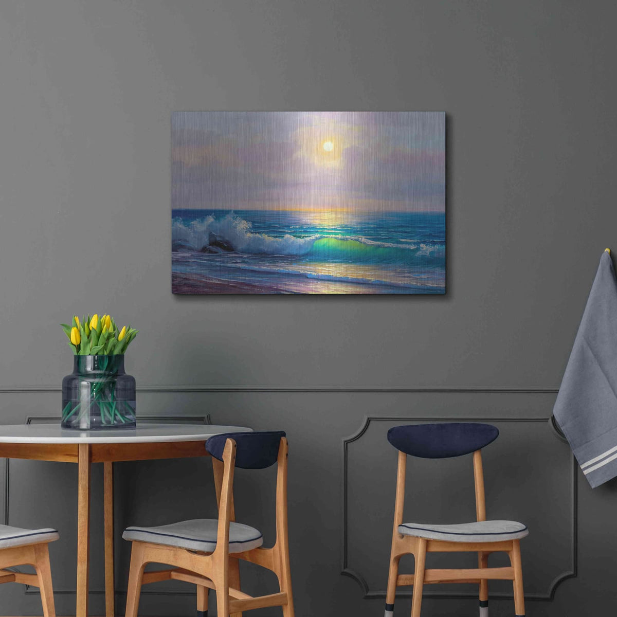 'Bali Sunset' by Luxe Metal Portfolio – Metal Wall Art, 36x24 room view